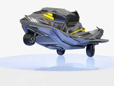 fantasy concept Jet Ski a202  3D model