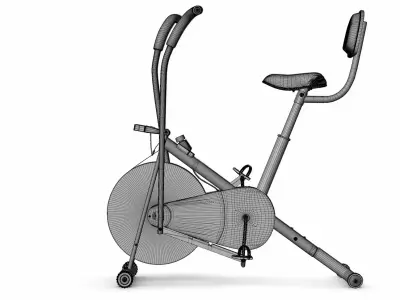 Indoor Exercise Bike Equipment Model 3D model