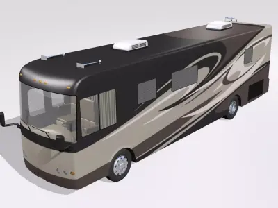 Basic Class A Motorhome 3D model