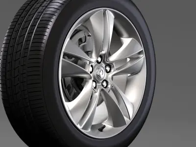 Vauxhall Combo Tour wheel 2017 3D model