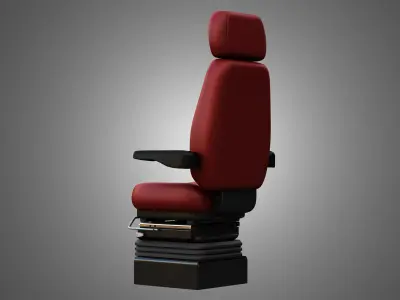 Vehicle Seat A2 3D model