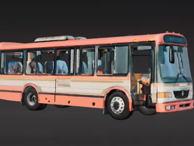 Bus City 3D print model