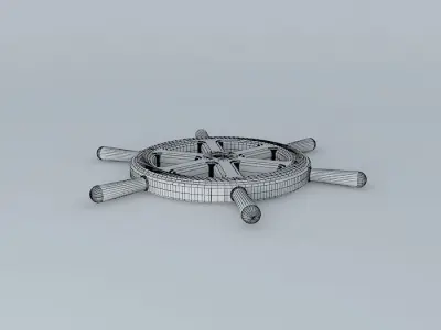 Steering wheel UFSC 3D model