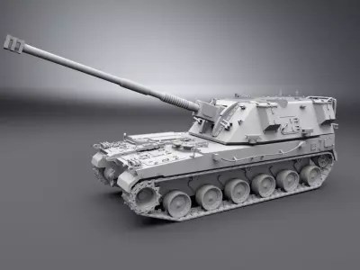 AHS Krab Scale Model  3D print model