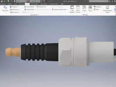 Spark Plug 3D Model 3D model