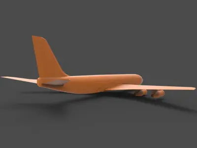 Boeing 707 3D print model