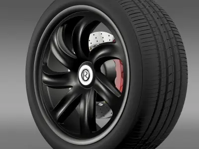 R Spirit wheel 3D model