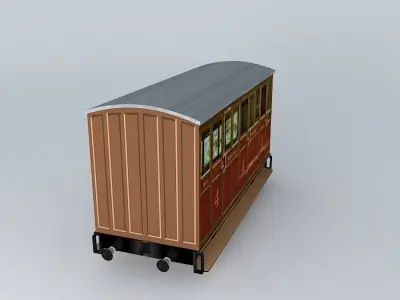 Eco Rail N/Gauge TALYLLYN No 4 Sidings Junk Old Steam Days Free 3D model