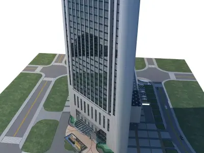 Office Building 3D model 247