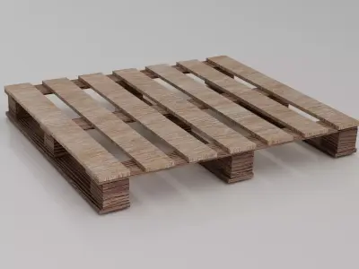 Palett Product Desing Model Low-poly 3D model