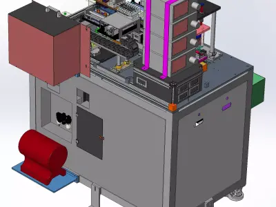 Automatic O-ring seal leakage tester 3D model