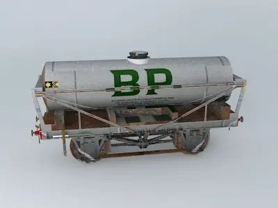 BP TANKER No. 7005 Free 3D model