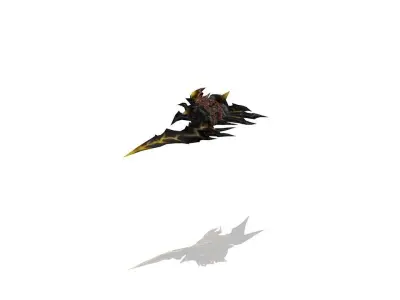 Infernal Battle-Gloves Low-poly 3D model
