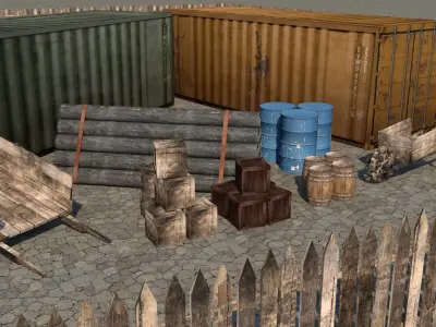 Game assets Free low-poly 3D model purchase