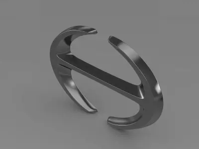 hino logo 3D model by Sergey