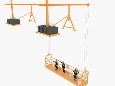 Gondola  Construction 3D model