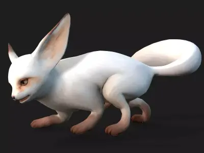 Fox A5 Free low-poly 3D model