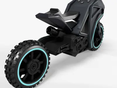 Adventure Motorcycle 3D model order