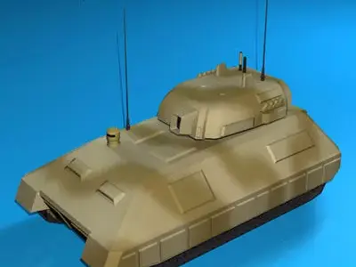 Electronic war Tank 3D model purchase