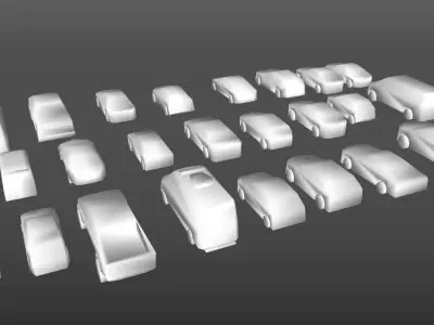 Car Concept Model 1 - Library Car  3D print model