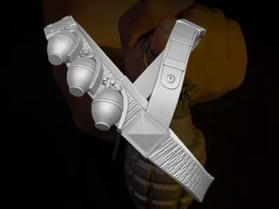 Baldolier V1 3D printable file for Action Figures  3D print model
