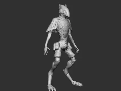 Space solider 3D model 3D model