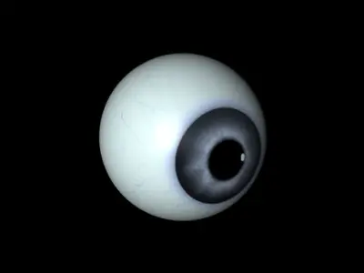 Blue eye Free low-poly 3D model