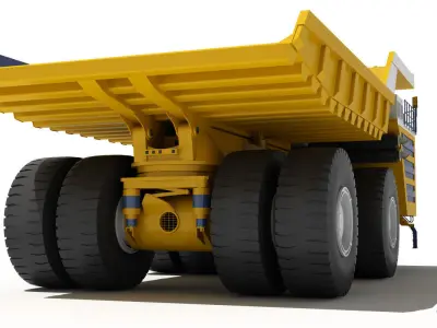 Belaz 75710 Mining Truck 3D model