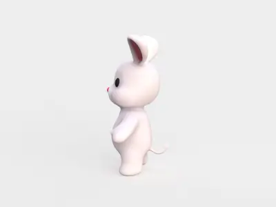 Little animal baby - Rabbit cute - Character009 Low-poly 3D model
