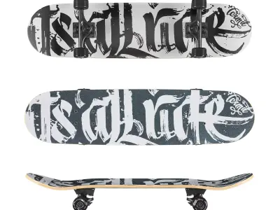 Skateboard Termit 518 3D model