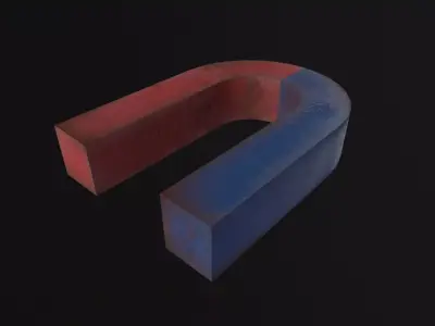 Magnet Low-poly 3D model purchase