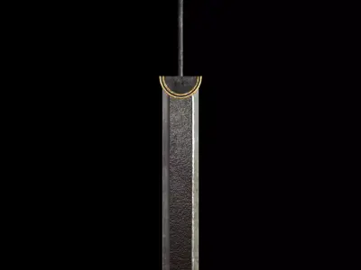 HIE Game Ready Sword N3 Free low-poly 3D model