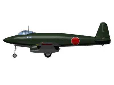 Yokosuka R2Y Keiun kai 3D model
