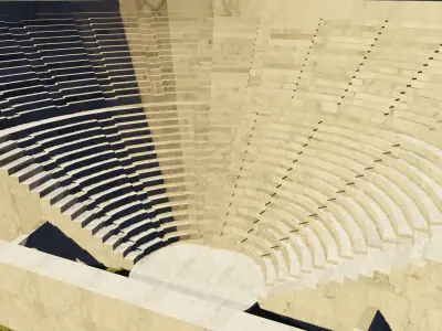 Ancient Greek Theatre 3D model