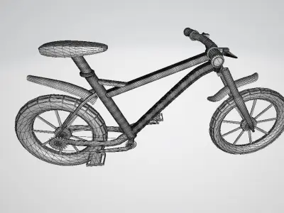 Cycle Free low-poly 3D model