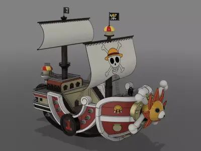 ONE PIECE THOUSAND SUNNY 3D model