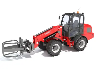 Weidemann Telescopic Handler Forklift 3D model