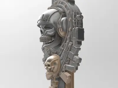 Iron - Skull Emblem 3D model