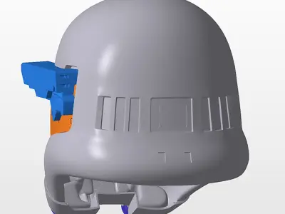 Death Trooper Helmet from Star Wars 3D Model Ready to Print 3D print model
