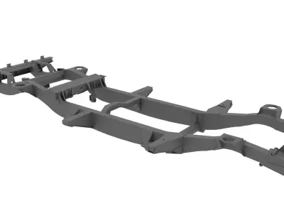 landrover chassis 3D model