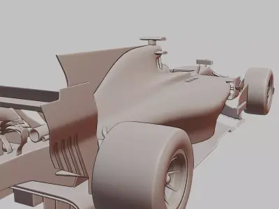 F1 2010 Formula One Racing Car 3D Printable Model 3D print model