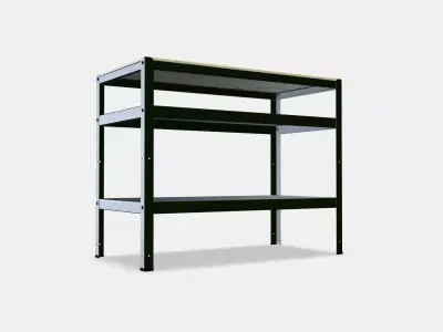 BROR Work bench Low-poly 3D model