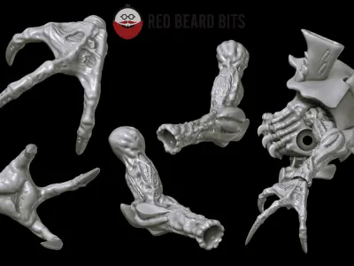 Xenoteras  Despot - Monster Sword and Monster Claws 3D print model