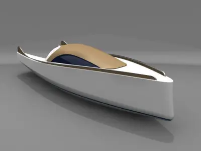 850 sailing yacht Free 3D model