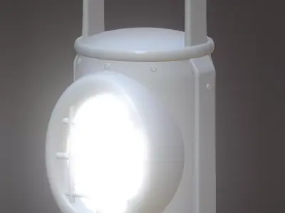 Old lamp Free low-poly 3D model get