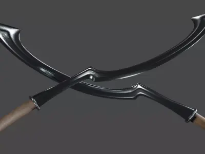 Sword - Egyptian Khopesh Low-poly 3D model