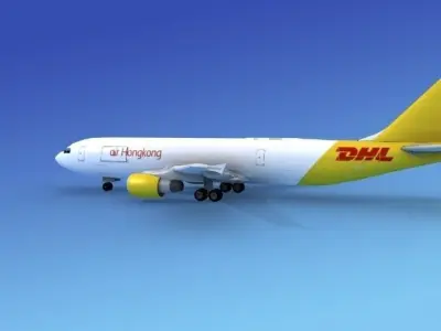 Airbus A300 Air Hong Kong 3D model