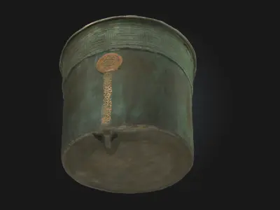 Antique Bronze Vessel  Echoes of a Forgotten Civilization 3D model