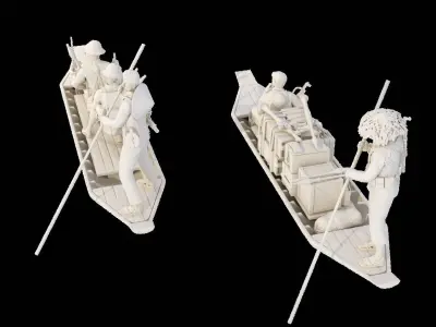 Vietcong on the River 1-35  3D print model