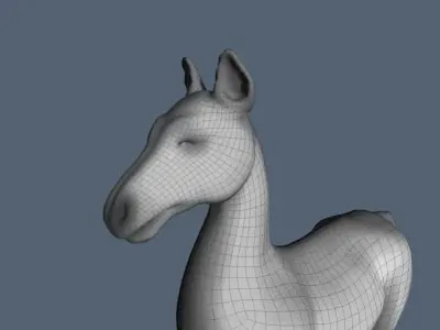 HORSE 3D model 4